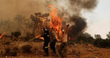 أخبار سياسية – اليونان تفرض حظرا حول قاعدة جوية عسكرية بسبب حرائق الغابات