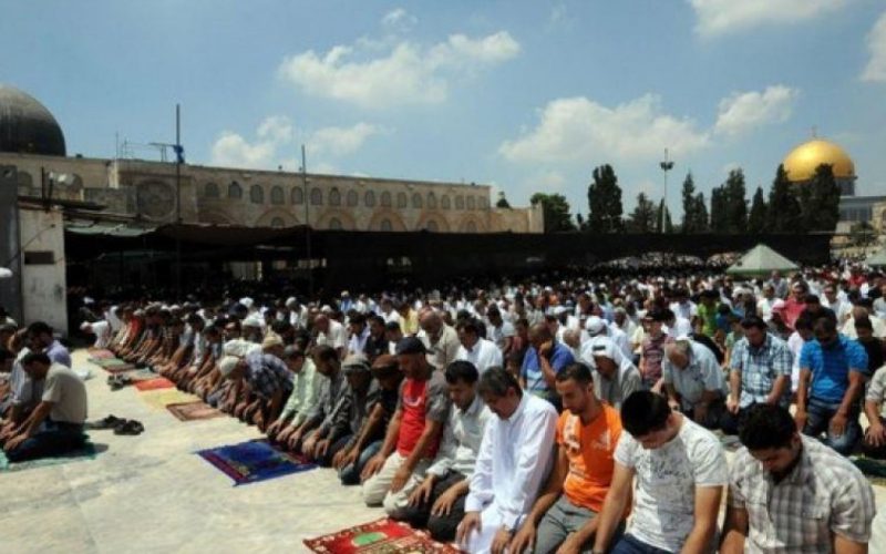 50 ألف مصلٍ يؤدون صلاة الجمعة في المسجد الأقصى “صور وفيديو” . الجمال نيوز