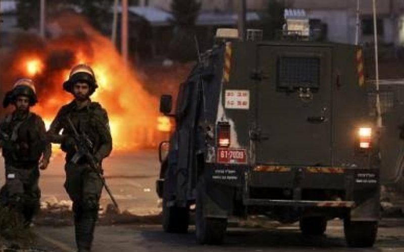 بعشرات الآليات العسكرية.. القوات الإسرائيلية تقتحم نابلس لتأمين دخول المستوطنين . الجمال نيوز
